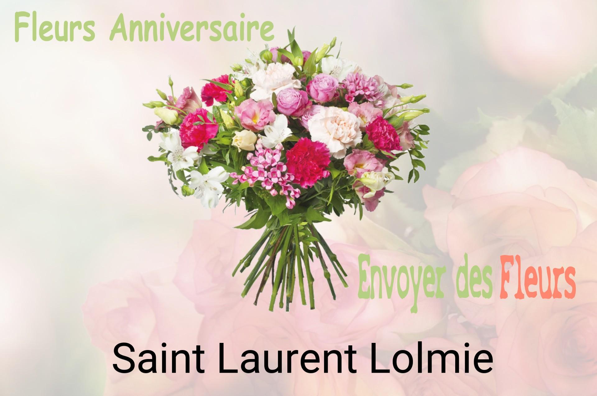 Bouquet de fleurs d’anniversaire livré à Saint-Laurent-Lolmie