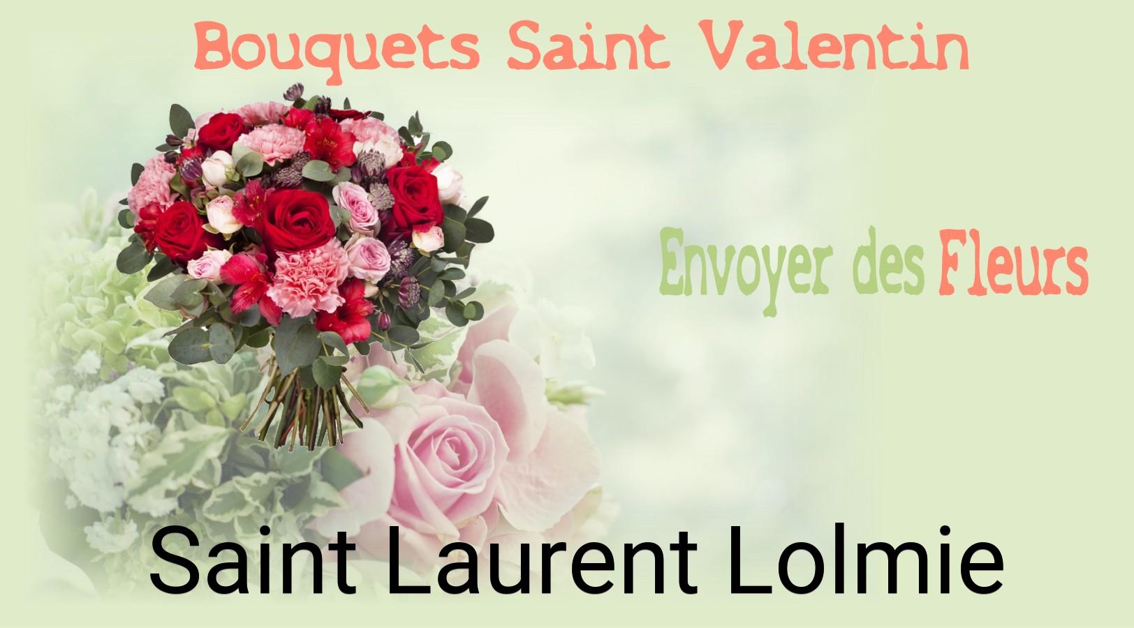 Roses de Saint-Valentin livrées à Saint-Laurent-Lolmie